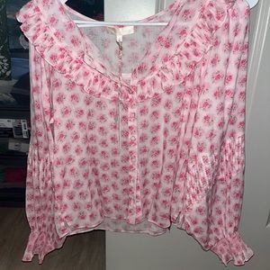 LoveShackFancy Goldie Blouse